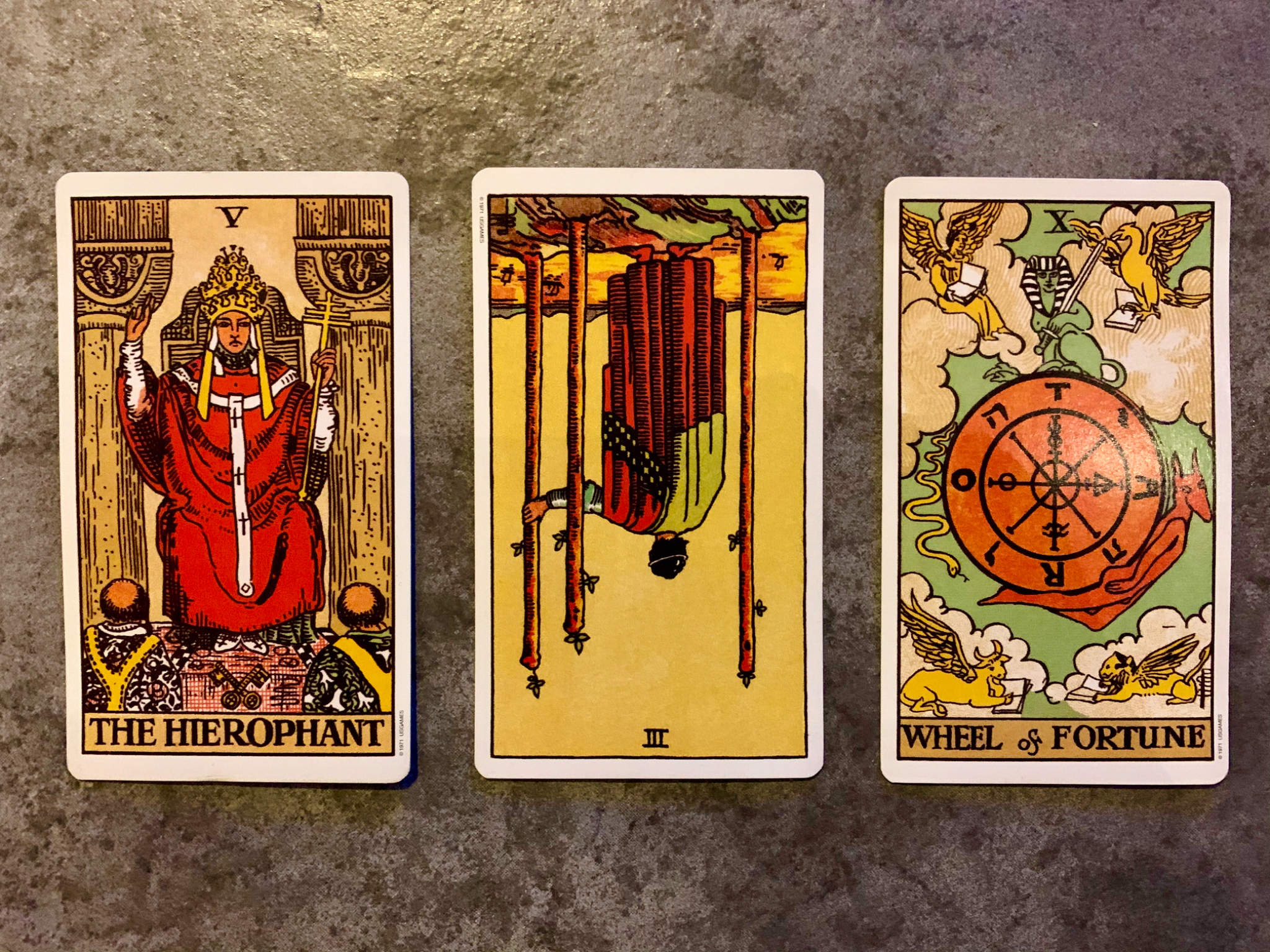 Becky reads our Tarot cards
